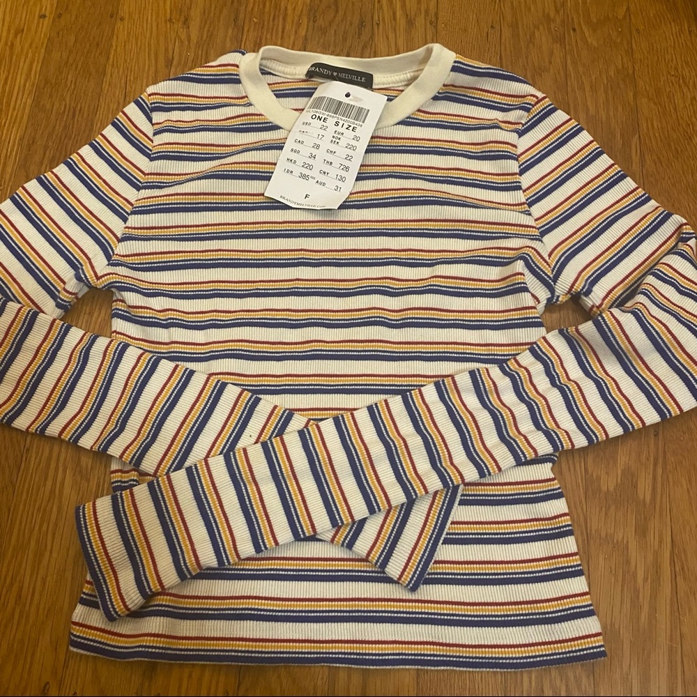 Brandy Melville rainbow sandana top